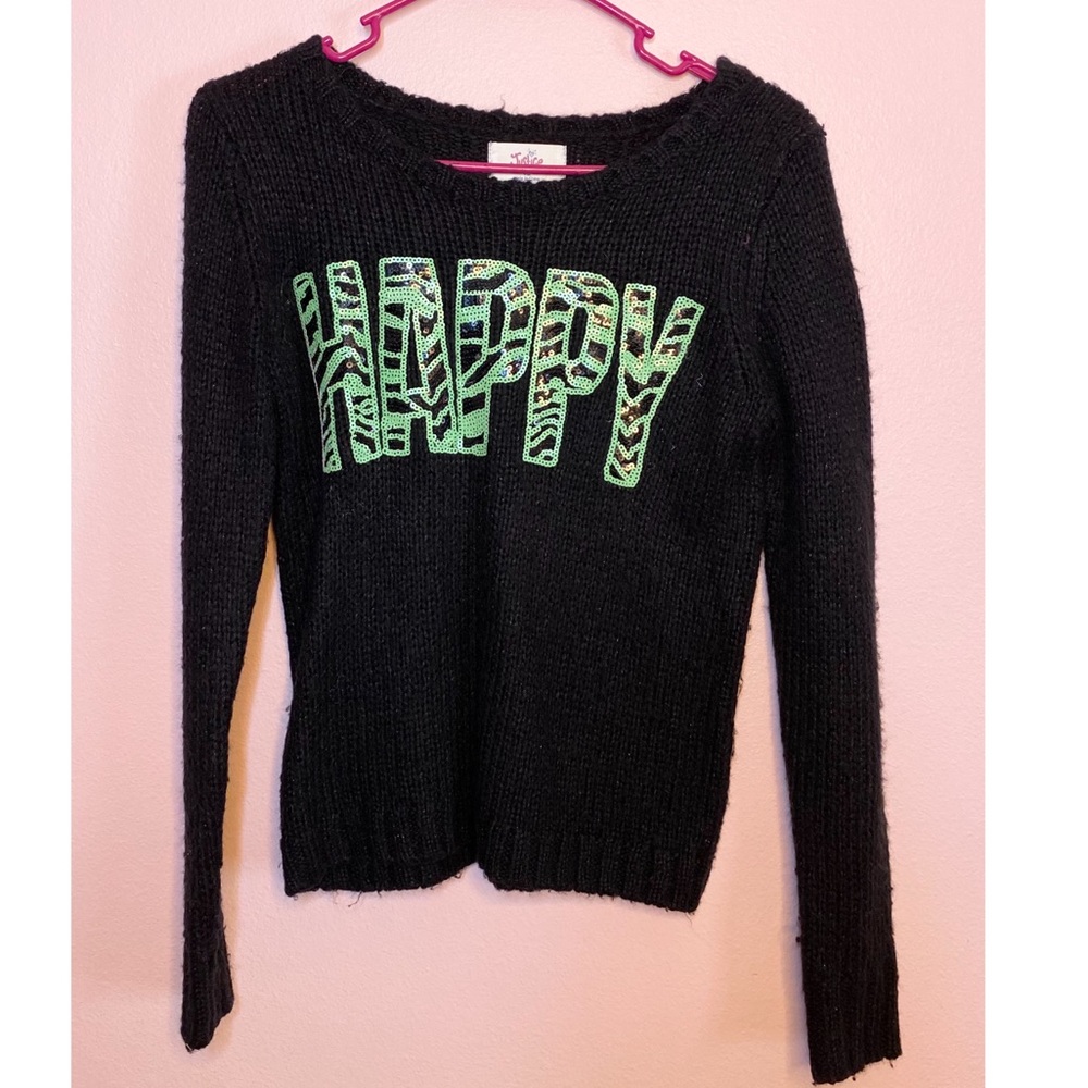Justice “Happy” Sweater